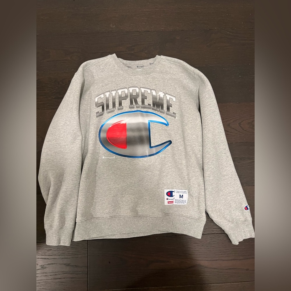 Supreme champion chrome crewneck